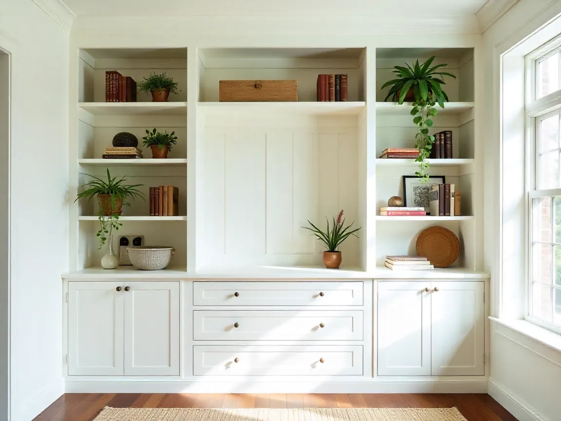 Custom Built-In Bookshelf Design